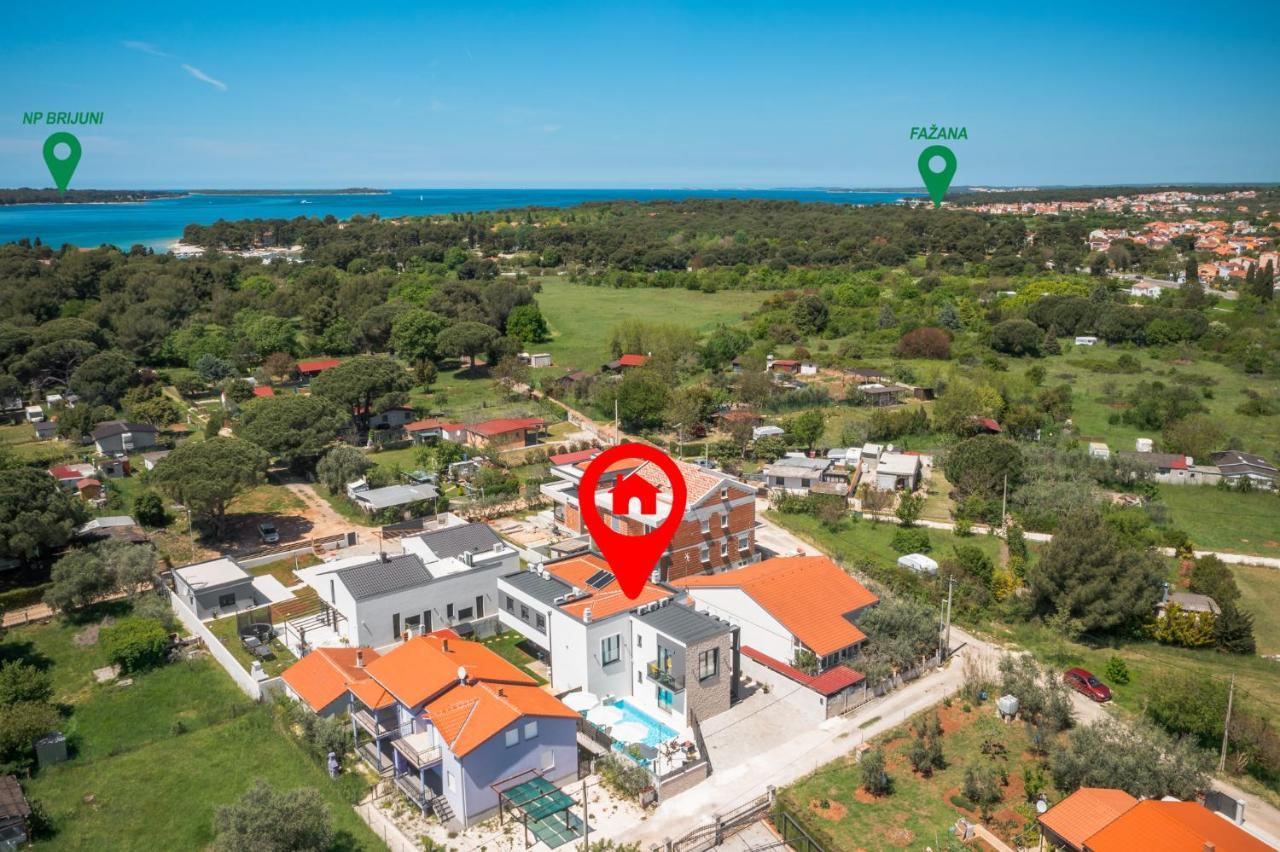 Valla Studio Apartments Fažana Esterno foto