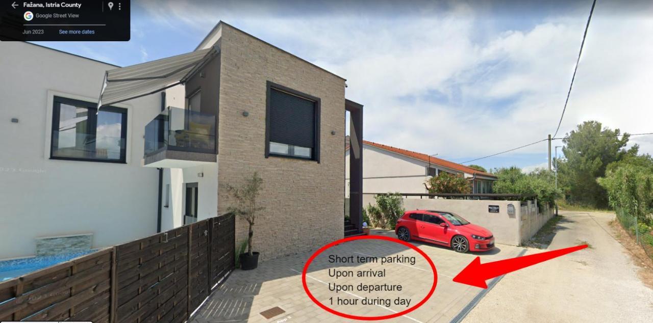 Valla Studio Apartments Fažana Esterno foto